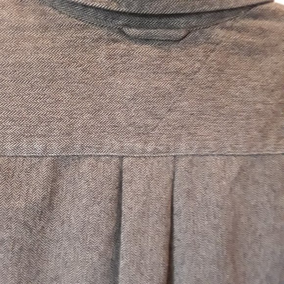 NWOT Tommy Hilfiger brown herringbone shirt - Picture 9 of 10
